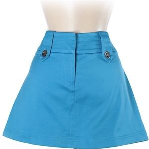 Trina Turk Blue A-Line Skirt Size 6